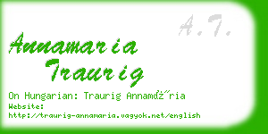 annamaria traurig business card